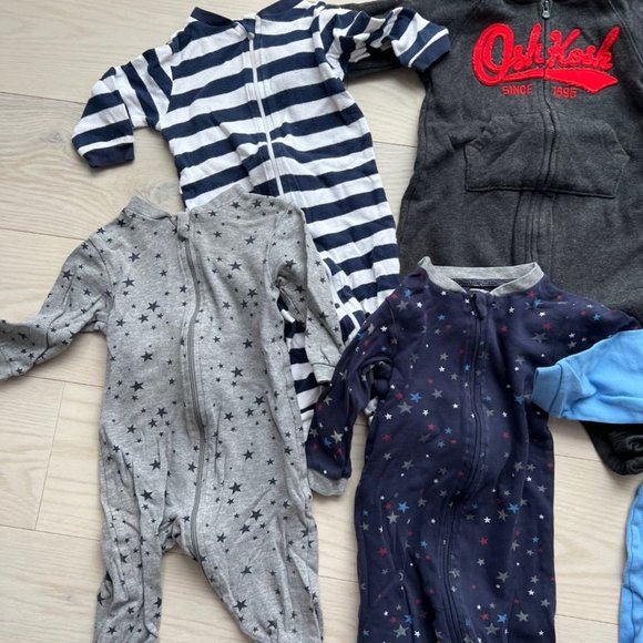 Set of 6 Playsuits Bodysuits Baby Boy ( Varies 6-18 months ) - Picture 3 of 3